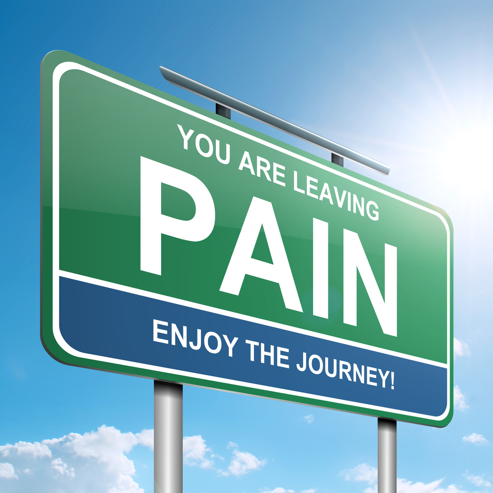 Leaving Pain road sign